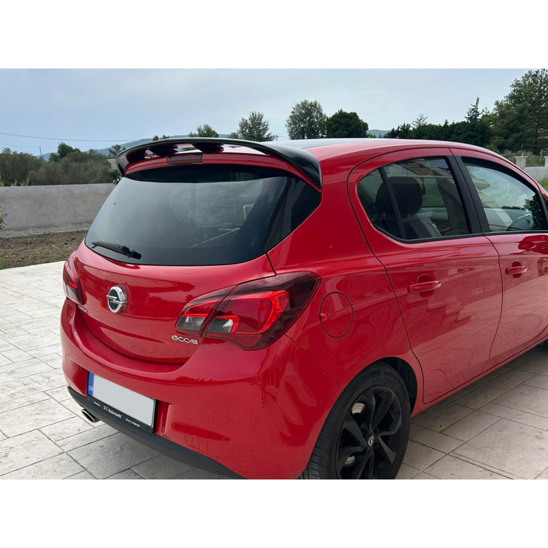 Spoiler sul tetto Opel Corsa E 5 porte nero lucido (Cod. MDA-408L)
