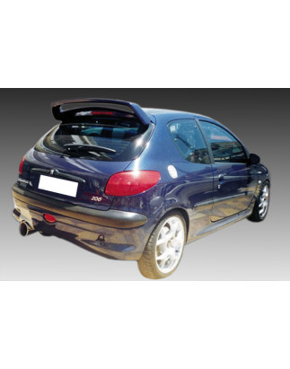 Spoiler sul tetto Peugeot 206 WRC nero lucido (Cod. MDA-202L)