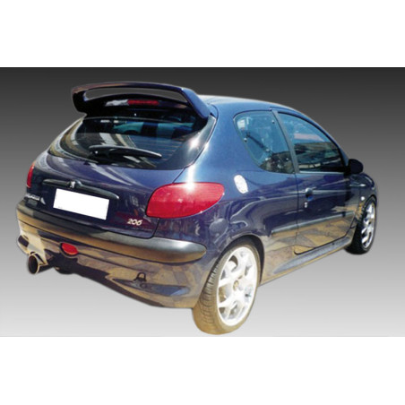 Spoiler sul tetto Peugeot 206 WRC nero lucido (Cod. MDA-202L)