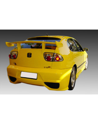 Spoiler universale (5 pezzi) Seat Leon Mk1 (1999-2005) nero lucido (Cod. MDA-256L)