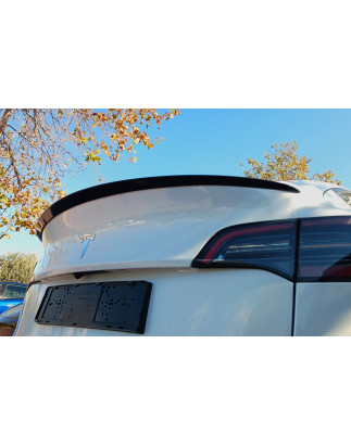 Spoiler a labbro Tesla Model Y nero lucido (Cod. MDA-508L)
