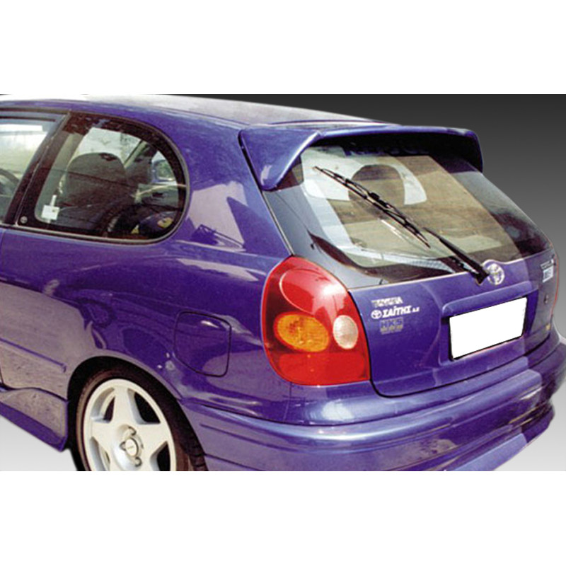 Spoiler sul tetto Toyota Corolla Mk8 3d (1995-2000) primerizzato (Cod. MDA-185P)
