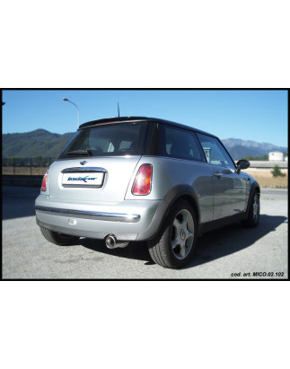 Posteriore con uscita singola diam. 90 RALLY MINI COOPER 1.6 - 2001-2006 115CV (R50) (Cod. I-MICO.02