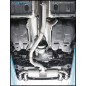 Posteriore con uscita 2 x diam. 100 X-RACE DX+SX + Valvoletrici di serie - 2014 300CV Volkswagen GOL