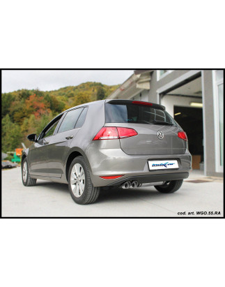 Tubo sostituzione catalizzatore VOLKSWAGEN GOLF 7 1.4 TSI - 2012-2014 125CV (Cod. I-AFGOLF7.01)