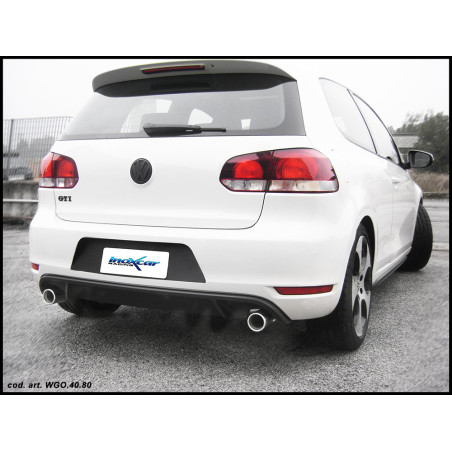 Tubo sostituzione catalizzatore VOLKSWAGEN GOLF 6 2.0 TSI GTI - 2009 210CV (Cod. I-AFGTI.02)