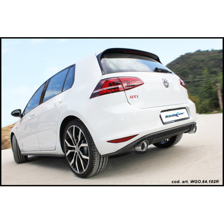 Tubo sostituzione catalizzatore VOLKSWAGEN GOLF 7 2.0 TSI GTI CLUBSPORT - 2016 265CV (Cod. I-AFGTI.0