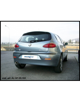 Posteriore con uscita singola diam. 80 ALFA ROMEO 147 1.6 TS - 2001 105CV (Cod. I-AL147.05.80)
