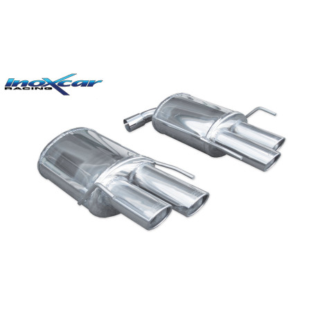 Posteriore con uscita doppia ovale 90x70 mm DX+SX ALFA ROMEO BRERA 1750 TBI - 2010 200CV (Cod. I-ALB