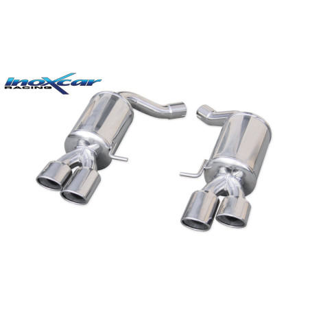 Posteriore con uscita DX+SX 2 x ovale 90x70 mm AUDI A4 - 2009 333CV (type B8) (Cod. I-AUA4.12.90)