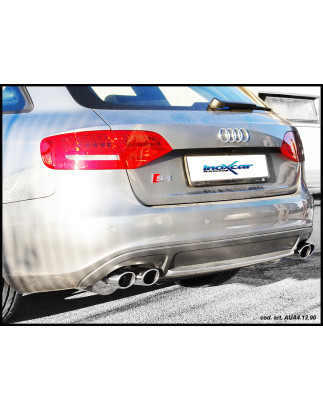 Posteriore con uscita DX+SX 2 x ovale 90x70 mm AUDI A4 - 2009 333CV (type B8) (Cod. I-AUA4.12.90)