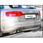 Posteriore con uscita DX+SX 2 x ovale 90x70 mm AUDI A4 - 2009 333CV (type B8) (Cod. I-AUA4.12.90)