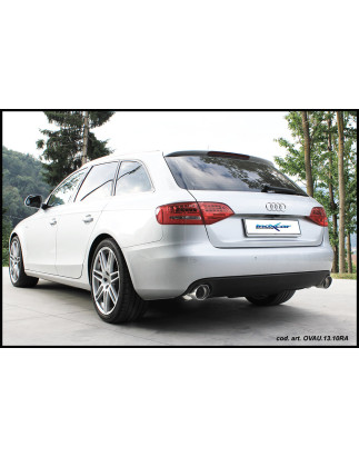 Posteriore con uscita diam. 102 RACING DX+SX AUDI A4 - 2008 239CV (type B8) (Cod. I-AUA4.13.10RA)