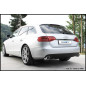 Posteriore con uscita diam. 102 RACING DX+SX AUDI A4 - 2008 239CV (type B8) (Cod. I-AUA4.13.10RA)