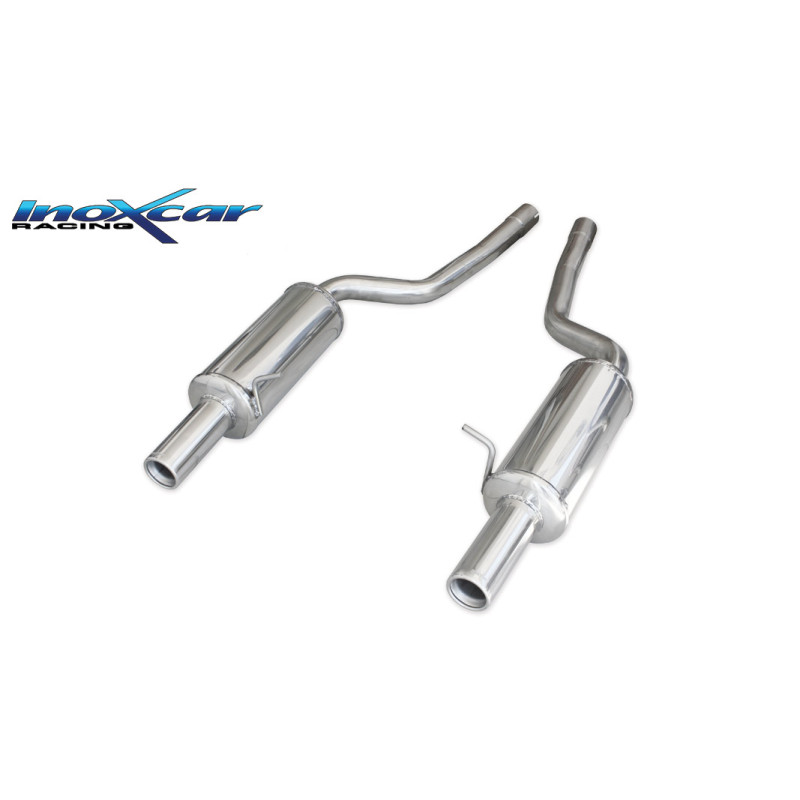 Posteriore con uscita singola diam. 80 DX+SX AUDI A6 - 2002-2004 450CV (type 4B) (Cod. I-AUA6.01.80)