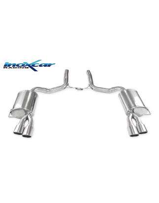 Posteriore con uscita DX+SX 2 x ovale 90x70 mm AUDI A6 - 2009 435CV (type 4F) (Cod. I-AUA6.02.90)