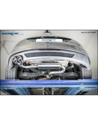 Posteriore con uscita 2 x diam. 80 RACING AUDI TT - 2008-2014 (type 8J) (Cod. I-AUTT.06.RA)
