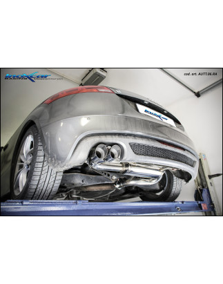 Posteriore con uscita 2 x diam. 80 RACING AUDI TT - 2008-2014 (type 8J) (Cod. I-AUTT.06.RA)