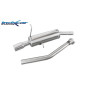 Posteriore con uscita singola diam.80 BMW E36 323I 24V - 1992 170CV SERIE 3 (Cod. I-BME36.06.80)