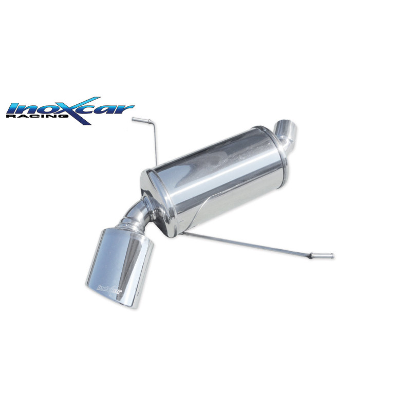 posteriore con uscita singola ovale 120x80 OBLIQUO BMW E87 SERIE 1 116I-118I 2004- - 2004 (Cod. I-BM