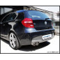 posteriore con uscita singola ovale 120x80 OBLIQUO BMW E87 SERIE 1 116I-118I 2004- - 2004 (Cod. I-BM