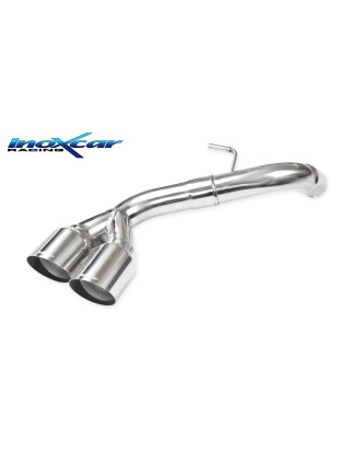 Posteriore senza silenziatore con uscita 2x80 RACING BMW E87 SERIE 1 118D 2.0 - 2008 143CV (Cod. I-B