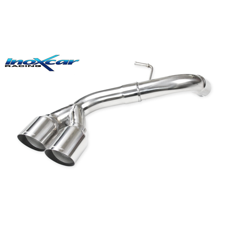 Posteriore senza silenziatore con uscita 2x80 RACING BMW E87 SERIE 1 118D 2.0 - 2008 143CV (Cod. I-B