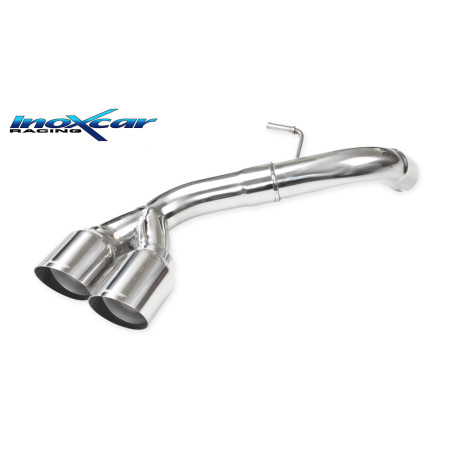 Posteriore senza silenziatore con uscita 2x80 RACING BMW E87 SERIE 1 118D 2.0 - 2008 143CV (Cod. I-B