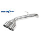 Posteriore senza silenziatore con uscita 2x80 RACING BMW E87 SERIE 1 118D 2.0 - 2008 143CV (Cod. I-B