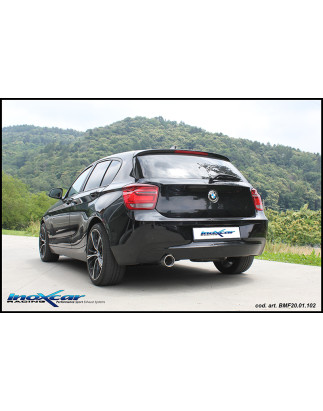Posteriore senza silenziatore con uscita diam. 90 RACING BMW F20 SERIE 1 118D 2.0 - 2010-2015 143CV 