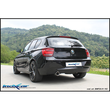 Posteriore senza silenziatore con uscita diam. 90 RACING BMW F20 SERIE 1 118D 2.0 - 2010-2015 143CV 