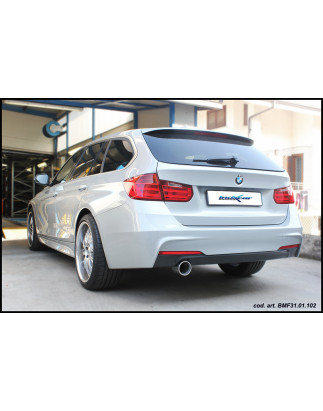 Posteriore con uscita singola diam. 102 BMW F31 SERIE 3 320D - 2012 183CV (Cod. I-BMF31.01.102)