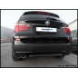 Posteriore con uscita singola ovale 120x80 OBLIQUO BMW X3 XDRIVE 20D - 2011 184CV (Cod. I-BMX3.02.12