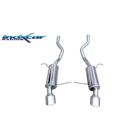 Posteriore con uscita singola ovale 120x80 mm DX+SX BMW X5 - 2001 218CV (type E53) (Cod. I-BMX5.02.1