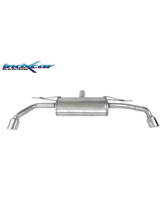 Posteriore con uscita singola diam. 90 X-RACE DX+SX BMW X5 - 2007 235CV (type E70) (Cod. I-BMX5.03.X