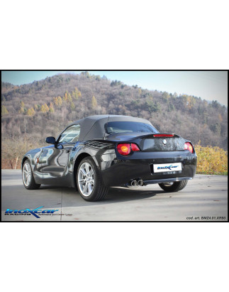 Posteriore con uscita 2 x diam. 80 RACING BMW Z4 - 2002-2005 231CV (Type E85) (Cod. I-BMZ4.01.RA)