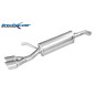 Posteriore con uscita 2 x diam. 80 RACING FIAT NEW BRAVO 1.4 T-JET SPORT - 2007 150CV (type 198) (Co