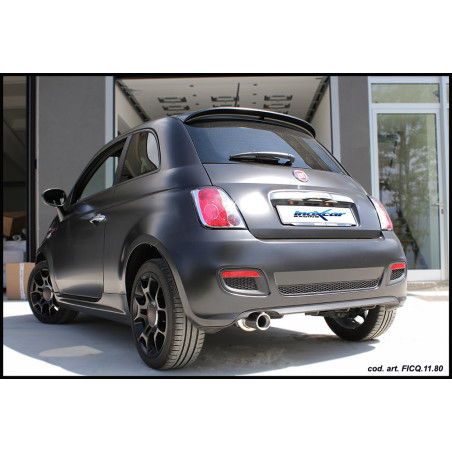 Posteriore con uscita singola diam. 90 RALLY FIAT 500 1.2 - 2013 69CV (Cod. I-FICQ.11.90RA)