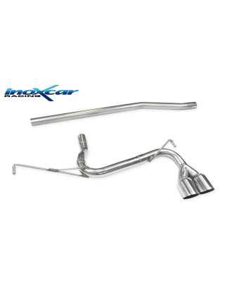 Posteriore senza silenziatore con uscita 2 x diam. 80 RACING FIAT 500X 1.0 - 2019 120CV (Cod. I-FICQ