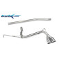 Posteriore senza silenziatore con uscita 2 x diam. 80 RACING FIAT 500X 1.0 - 2019 120CV (Cod. I-FICQ