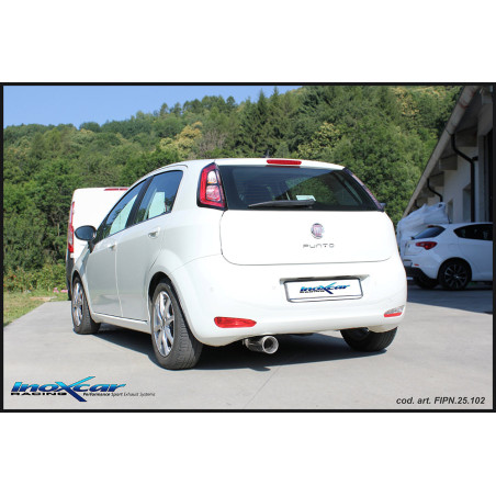 Posteriore con uscita singola diam. 90 X-RACE FIAT GRANDE PUNTO - 2006 65CV (type 199) (Cod. I-FIPN.
