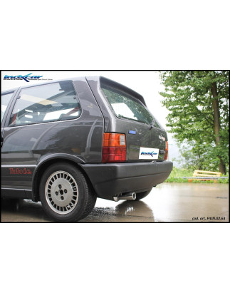 Tubo centrale diretto + Posteriore con uscita diam. 63 FIAT UNO TURBO 1°SERIE 1.3 - 1988 (Cod. I-FI
