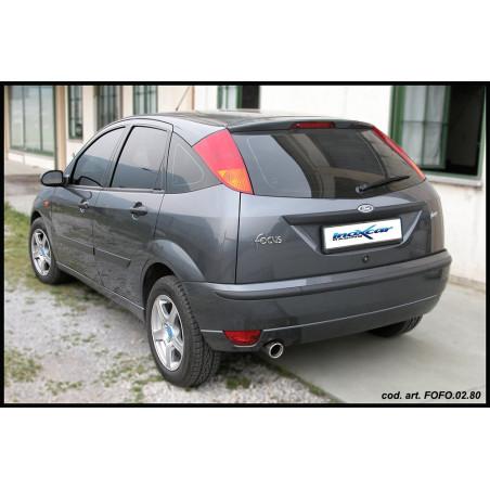 Posteriore con uscita singola diam. 80 FORD FOCUS 1.8 16V - 1999-2004 115CV MK1 (Cod. I-FOFO.02.80 