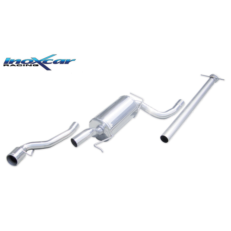 Tubo centrale diretto + Posteriore con singola uscita diam.102 FORD FOCUS RS 2.0 16V TURBO - 2003 21