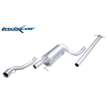 Tubo centrale diretto + Posteriore con singola uscita diam.102 FORD FOCUS RS 2.0 16V TURBO - 2003 21