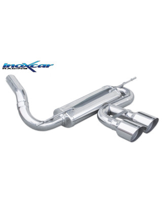 Posteriore con uscita centrale 2 x diam. 102 RACING FORD FOCUS 2.0 TDCI ST3 - 2014 185CV MK3 (Cod. I