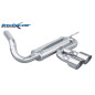Posteriore con uscita centrale 2 x diam. 102 RACING FORD FOCUS 2.0 TDCI ST3 - 2014 185CV MK3 (Cod. I