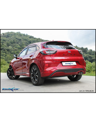 Posteriore senza silenziatore con uscita 2 x diam. 80 RACING FORD PUMA 1.0 - 2022 2020-- (Cod. I-FOP