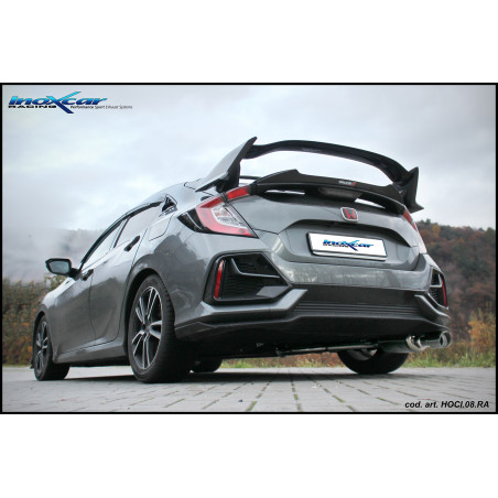 Posteriore con uscita diam. 90 RACING HONDA CIVIC 1.0T - 2019 126CV (Cod. I-HOCI.08.RA)