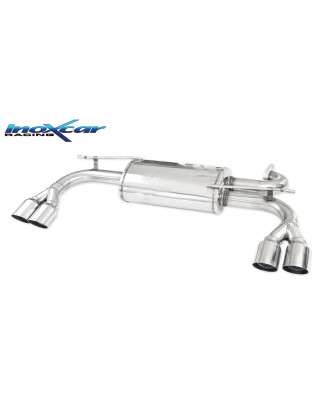 Posteriore con uscita 2 x diam. 76 RACING DX+SX HYUNDAI GENESIS 2.0I TURBO - 2011 213CV (Cod. I-HYGE